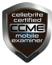 The "Cellebrite Certified Mobile Examiner" (CCME) logo.